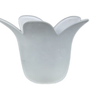 Hand-Blown Clear Conical Glass Lamp Shades | Custom Mouth-Blown Glass Lighting Manufacturer