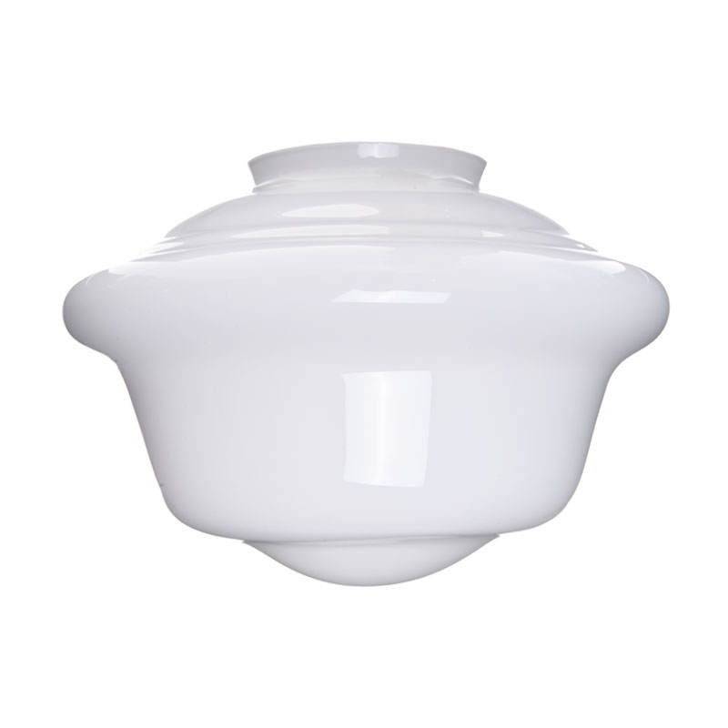 Opal Glossy School Glass Lamp Shade - Image 2