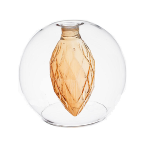 Customize Antique Glass Lamp Shade Double Wall Borosilicate Glass Pendant Lamp Shade with G9/E14/E27 Internal Thread