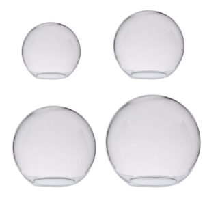 Blown Transparent Glass Globe for Pendant Lamp Light