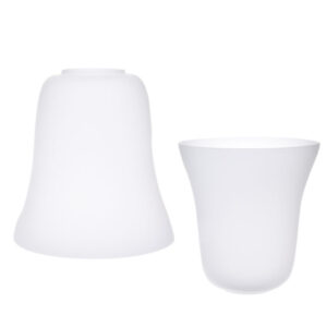 Hand Blown Opal Matte Glass Bell Lamp Shade Glass Light Cover for Pendant Wall Sconce Glass Lamp Shade Manufacturer
