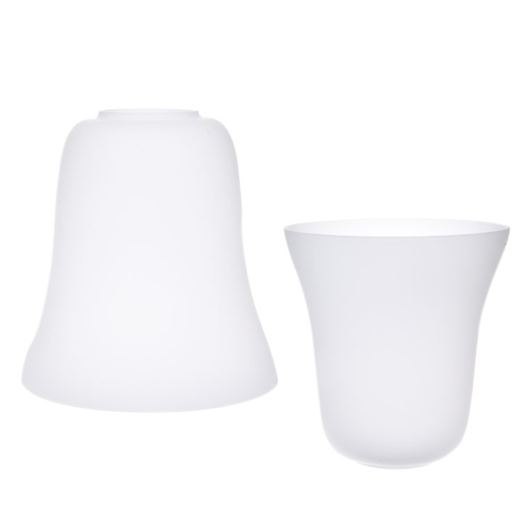 Hand Blown Opal Matte Glass Bell Lamp Shade Glass Light Cover for Pendant Wall Sconce Glass Lamp Shade Manufacturer