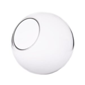 Clear Glass Globe Lamp Shade Hand Blown Spherical Light Cover for Pendant and Chandelier
