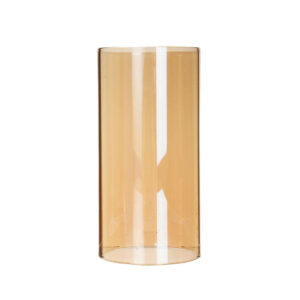 Custom Borosilicate Tubular Glass Lamp Shades with Electroplated Finish