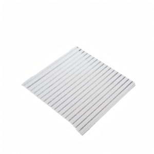 Custom Ribbed Textured Flat Glass Lamp Shades Art Deco Fluted Pendant Shade Clear Glass Shade