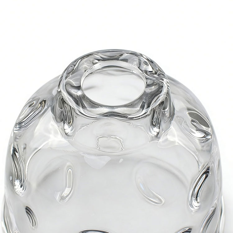 Glass Lamp Shade Textured with Organic Surface Patterns Good Quality - Image 2