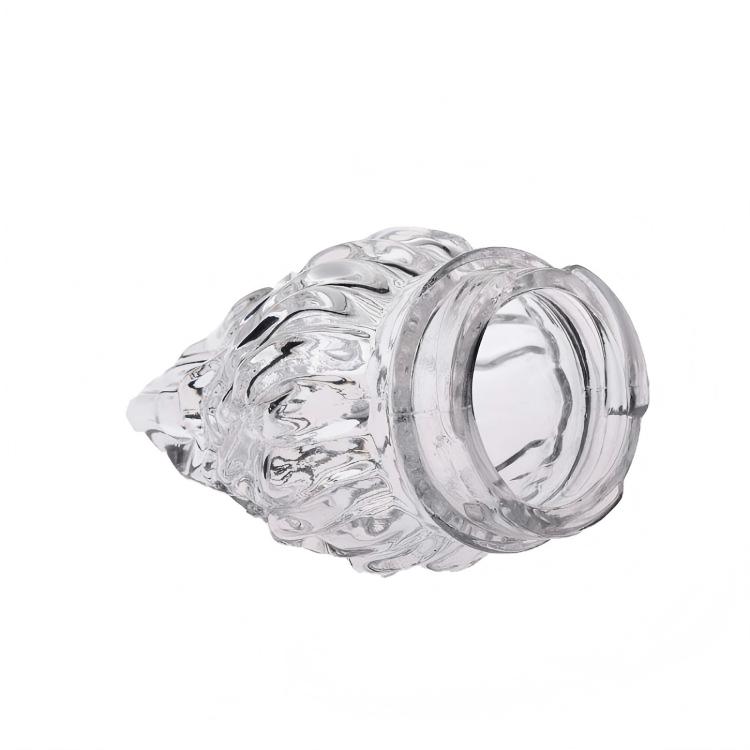 Pressed Clear Torch Glass Lamp Shade OEM Wholesale Machine Pressed Thick Lamp Cover for Lighting Lamp Parts - Image 4