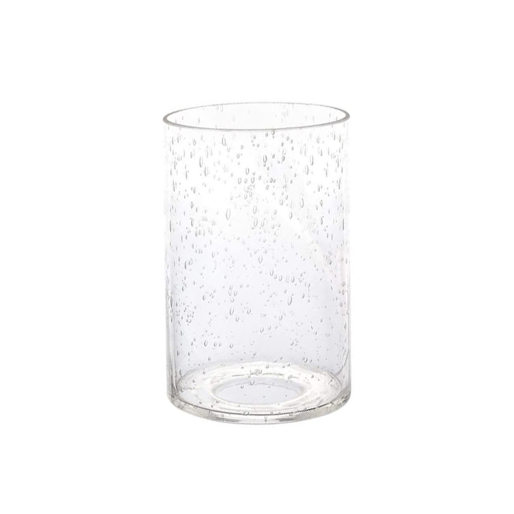 Hand Blown Custom Seeded Bubble Cylinder Glass Lamp Shade Manufacturer - Image 2