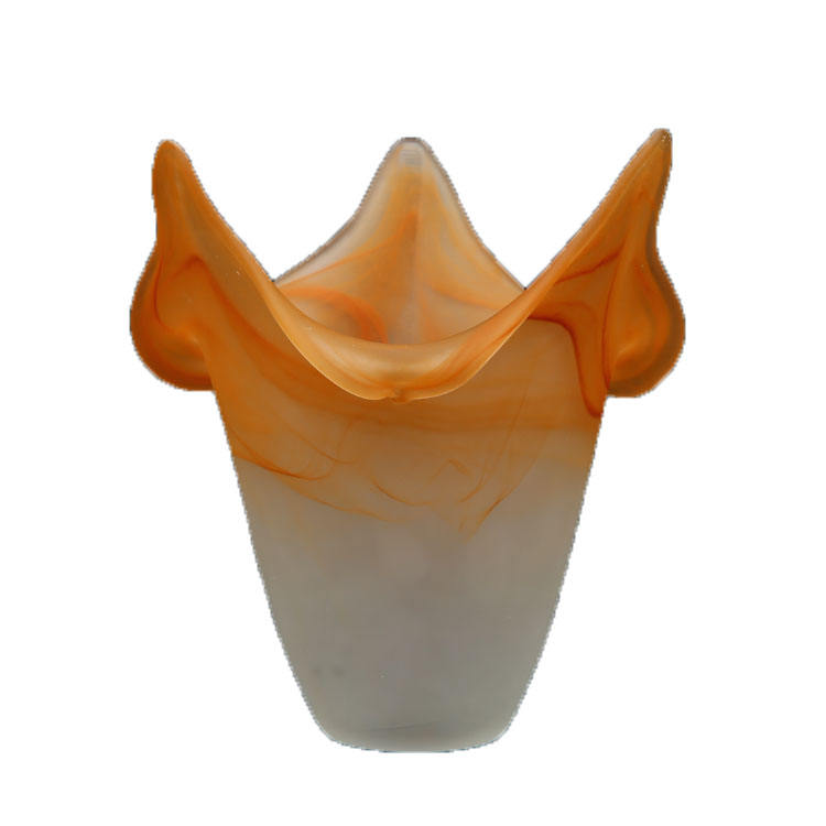 Centrifugal Glass Frosted Cloudy Glass Light Cover Half Curved Wall Mount Lamp Glass Lamp Shade