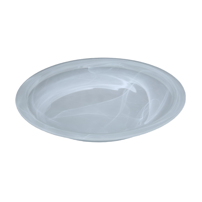 Cloud Color Circular Centrifuge Glass Lampshade – Professional Custom Glass Lampshade Manufacturer - Image 4