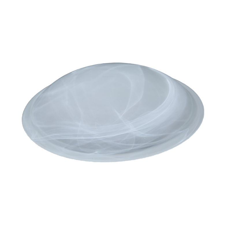 Cloud Color Circular Centrifuge Glass Lampshade – Professional Custom Glass Lampshade Manufacturer - Image 3