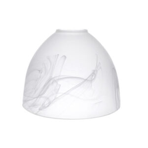 Frosted Bell Design Alabaster Marble Glass Lamp Shade