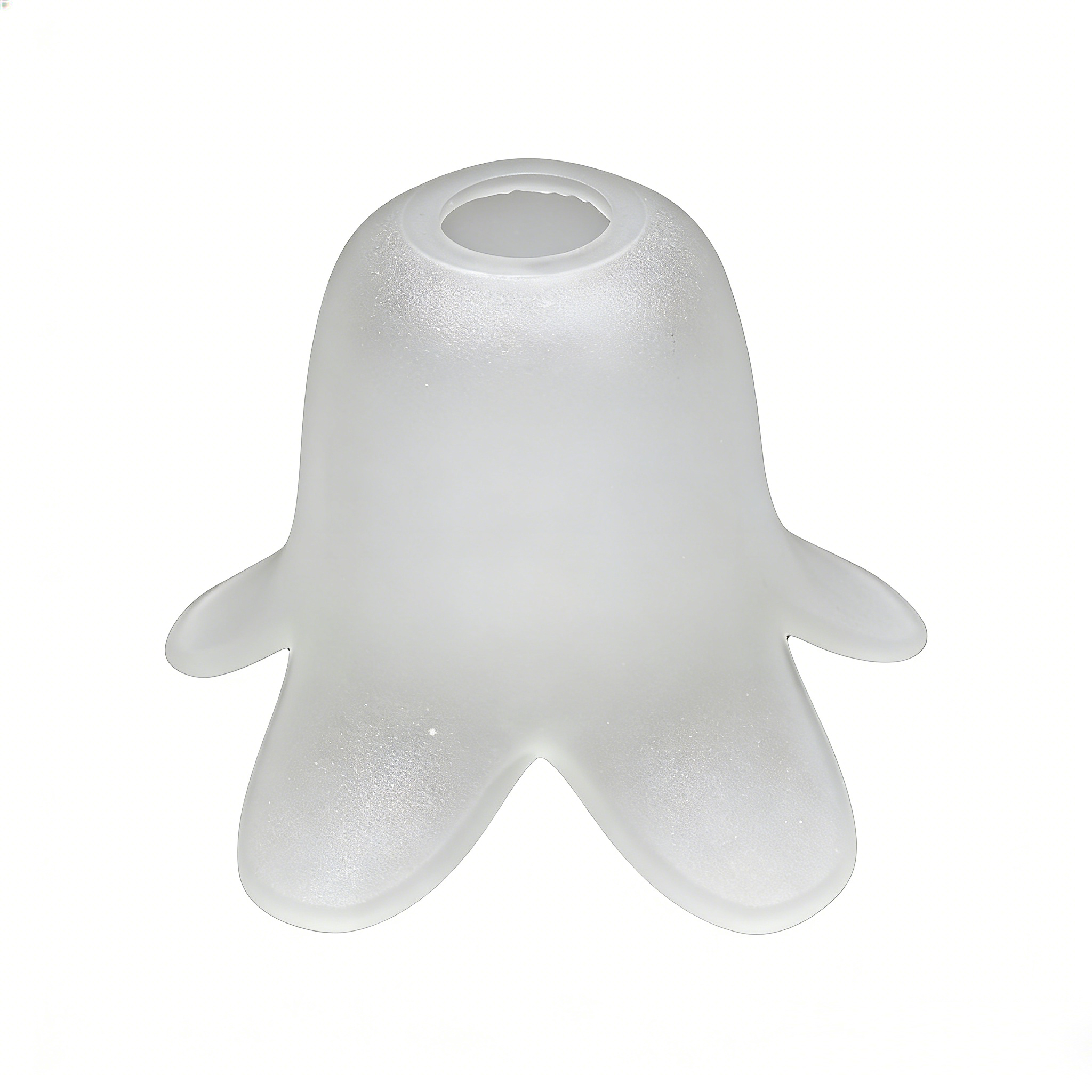 Clear Frosted Glass Lamp Cover - Image 4