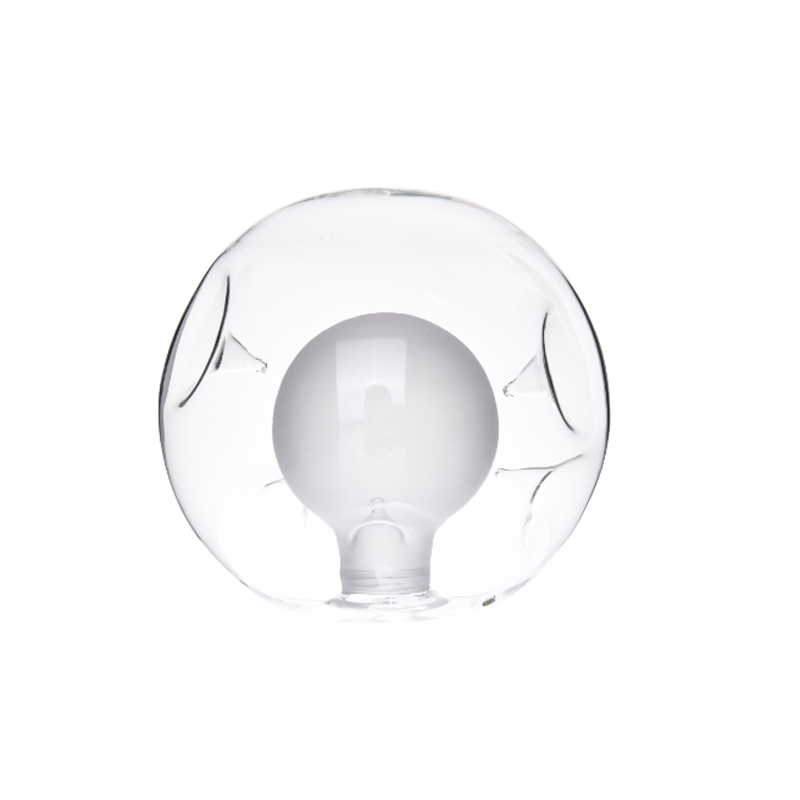 Double-Walled Clear Globe Borosilicate 3.3 Glass Lampshade - Image 5