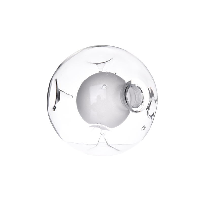 Double-Walled Clear Globe Borosilicate 3.3 Glass Lampshade - Image 4