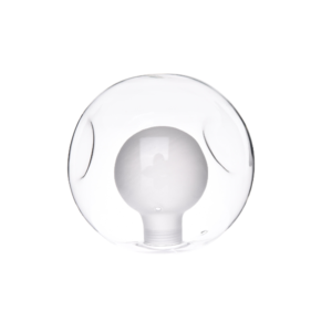 Double-Walled Clear Globe Borosilicate 3.3 Glass Lampshade