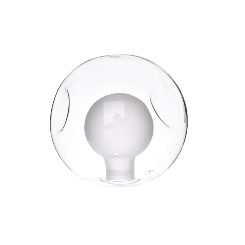 Double-Walled Clear Globe Borosilicate 3.3 Glass Lampshade