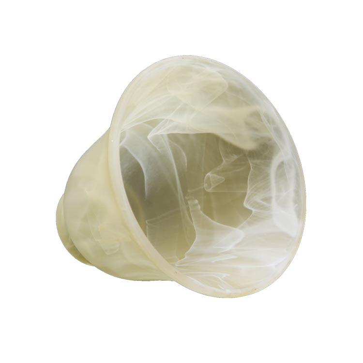 Alabaster Cloud Glass Bell Lamp Shade Custom Glass Lamp Shade Manufacturer for Vintage & Traditional Lighting Collections - Image 2