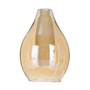 Handmade Borosilicate Glass Amber Electroplated Glass Lamp Shades