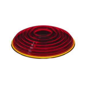 Airport Runway Red Glass Lens Pressed Fresnel Lens for Taxiway Approach Lighting