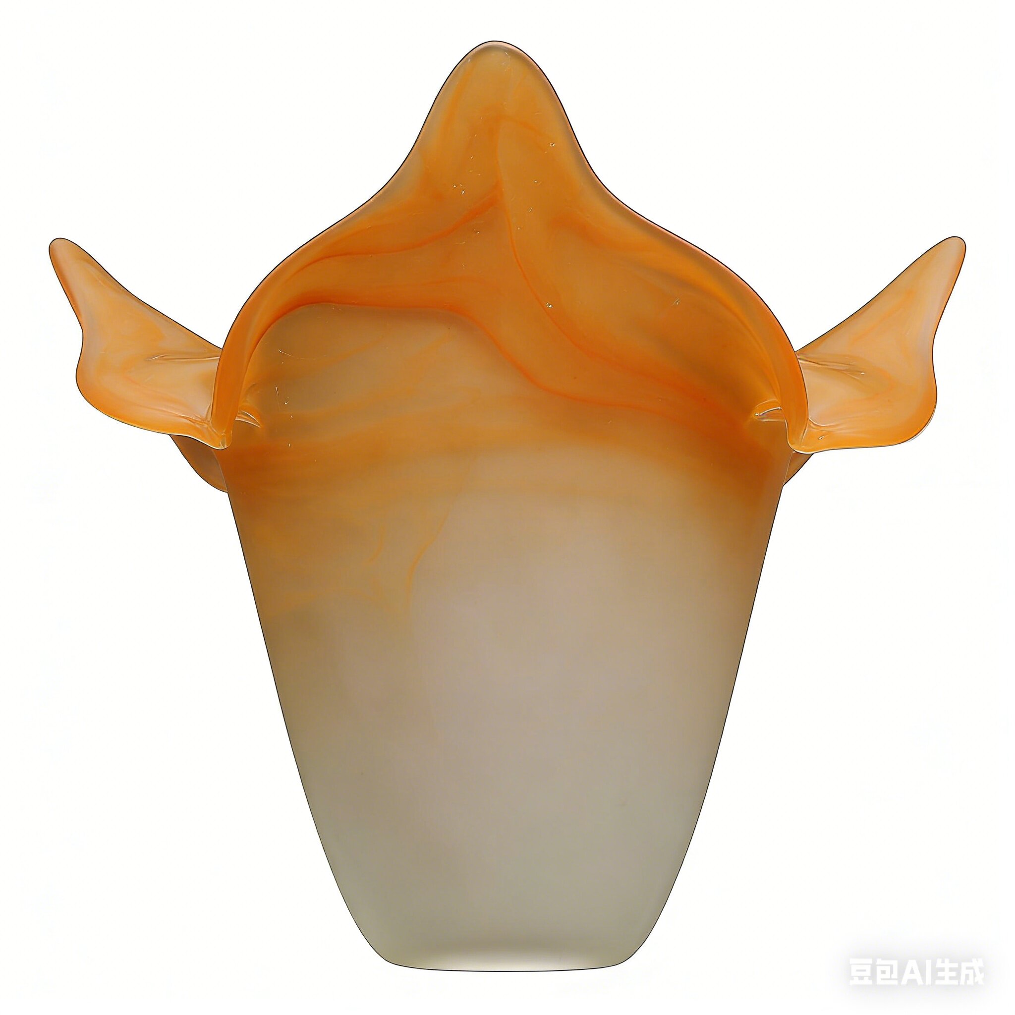 Centrifugal Glass Frosted Cloudy Glass Light Cover Half Curved Wall Mount Lamp Glass Lamp Shade - Image 2