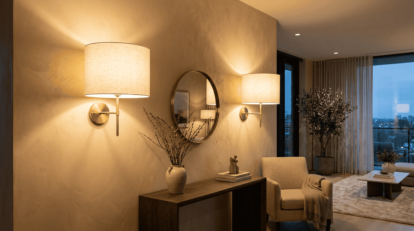 light shades for wall hero overview of elegant wall sconce shades in a modern living room