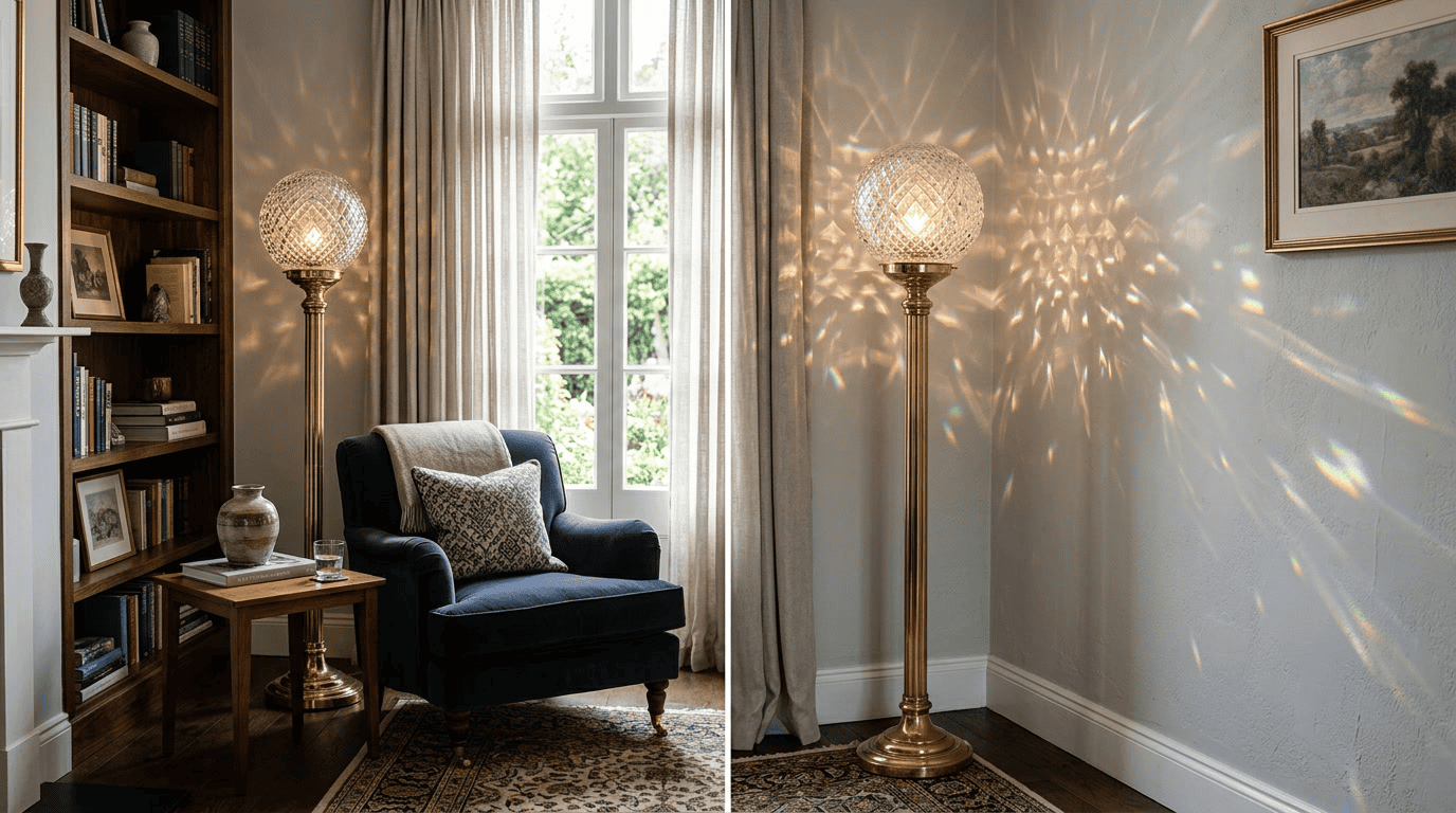 cut glass lamp shade guide image 1
