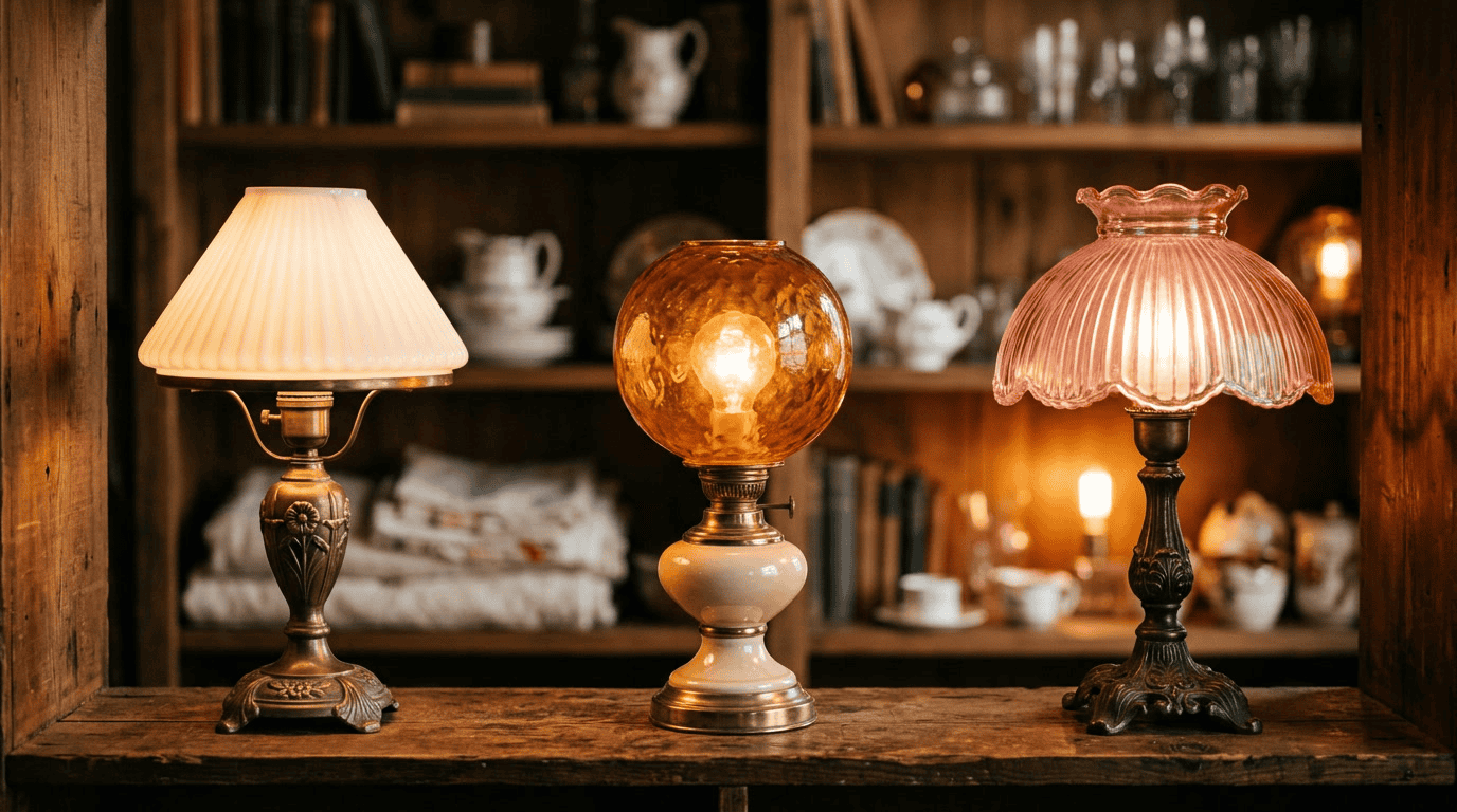 Lindos abajures de vidro exibindo artesanato e design para soluções de iluminação interior elegantes.