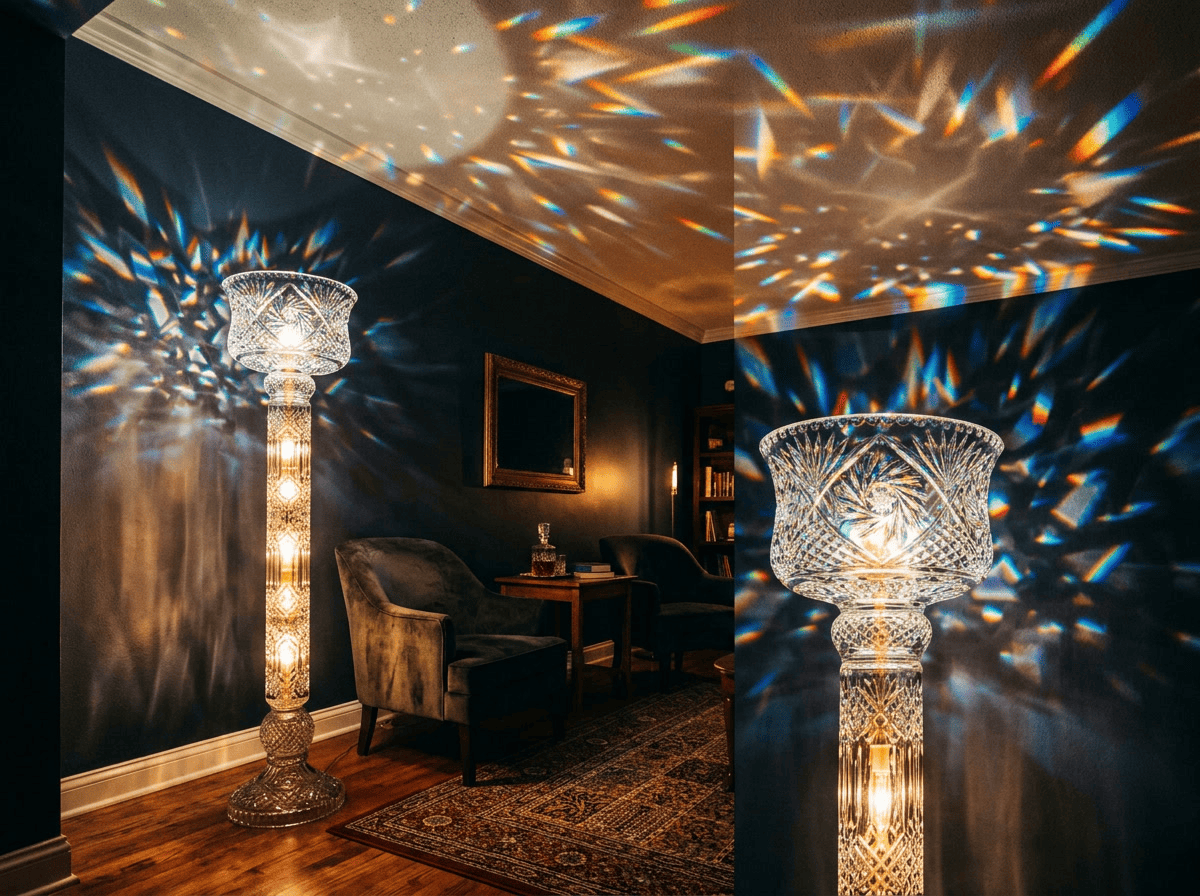 cut glass lamp shade guide image 3