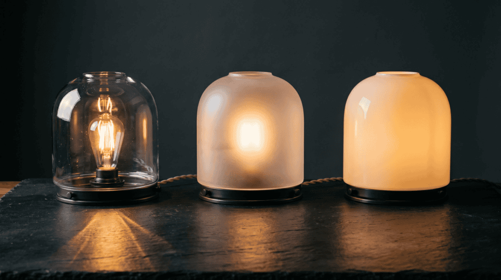 Glass Light Diffusion Explained: Clear vs Frosted vs Opal Glass for ...
