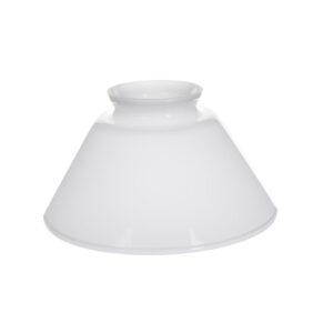 Opal White Conical Glass Lamp Shade Replacement Milk White Glass Shade for Pendant Light Table Lamp