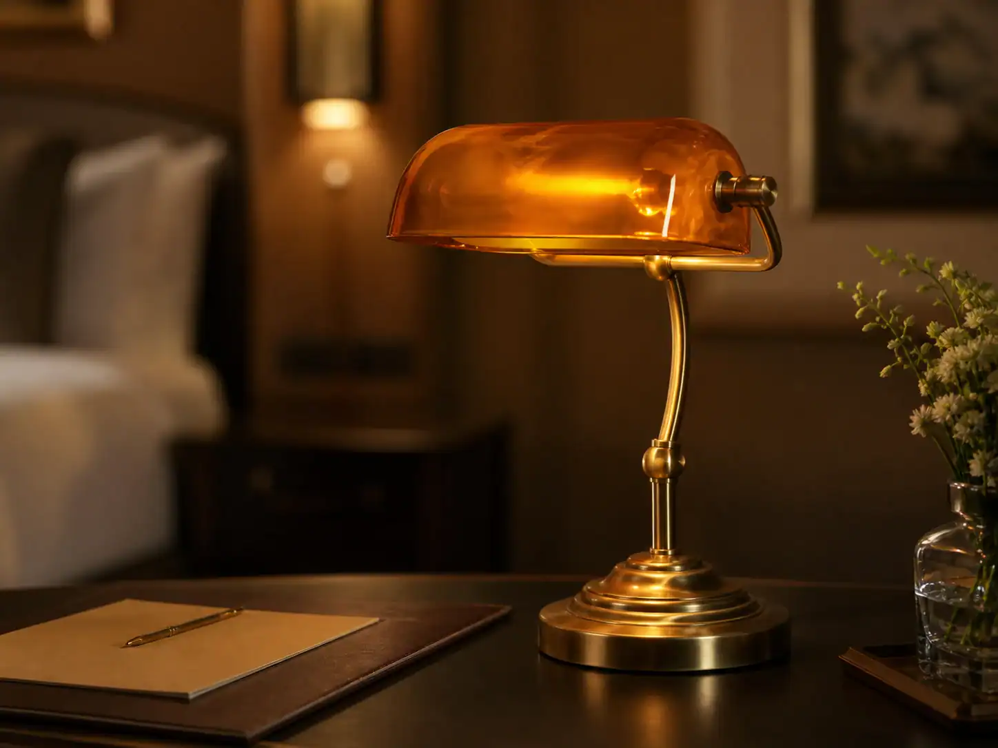 Beautiful amber glass lampshade by leading manufacturer for stylish lighting.