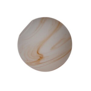 Hand blown marble alabaster glass globe lamp shade for lighting decor.
