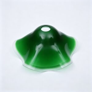 Custom Solid Color Green Cased Glass Shade Hand Blown Glass Lampshade for Pendant Light Home Decor