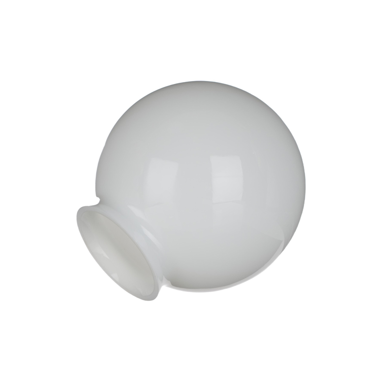Classic Mouth Blown Opal Shiny White Glass Globe Lampshade – Bild 3