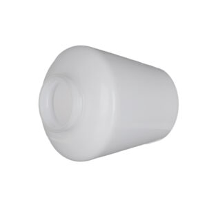 Abajur de vidro branco para substituição ou novas luminárias.