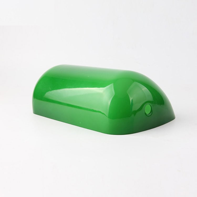 Vintage Green Bankers Glass Lamp Shade For Desk Reading Lamp - Image 4