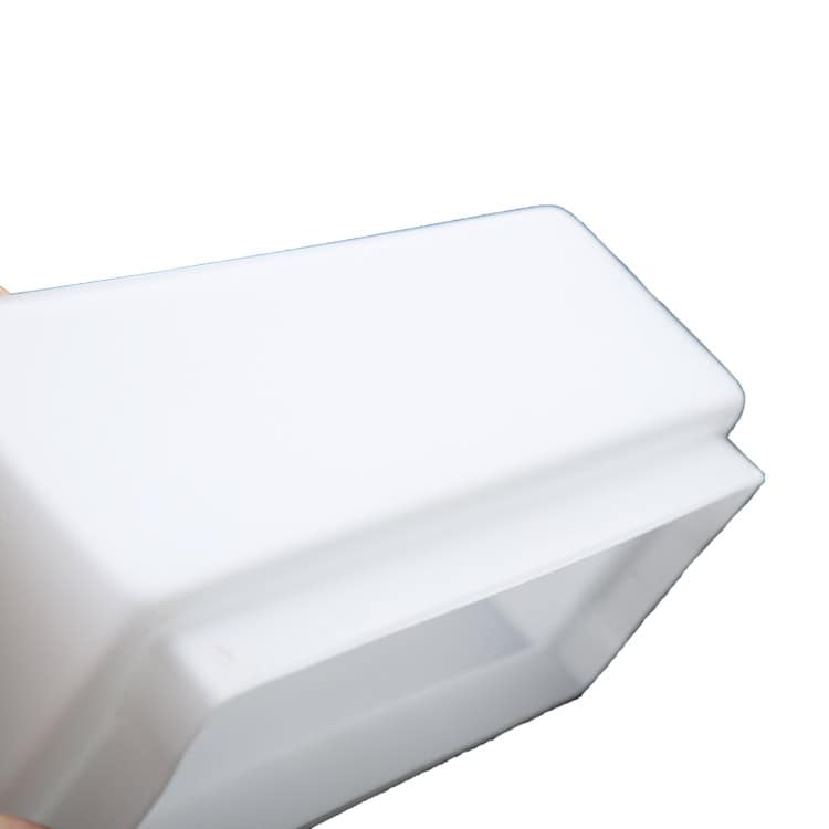 White Matte Rectangular Glass Shade | OEM Factory China - الصورة 4